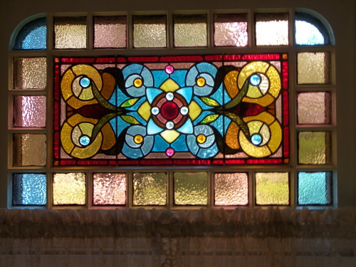 1 of 5 stained glass windows