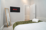 bedroom with TV