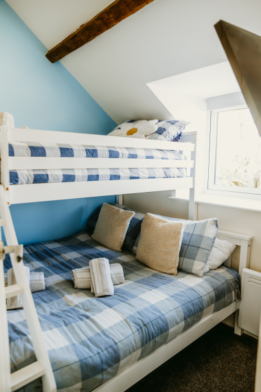 bedroom two with bunk beds 
