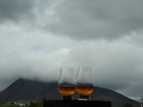 Whisky mountain view