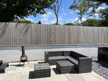 Outdoor seating area 