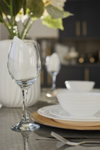 Clean and functional kitchen designed for convenience and ease.