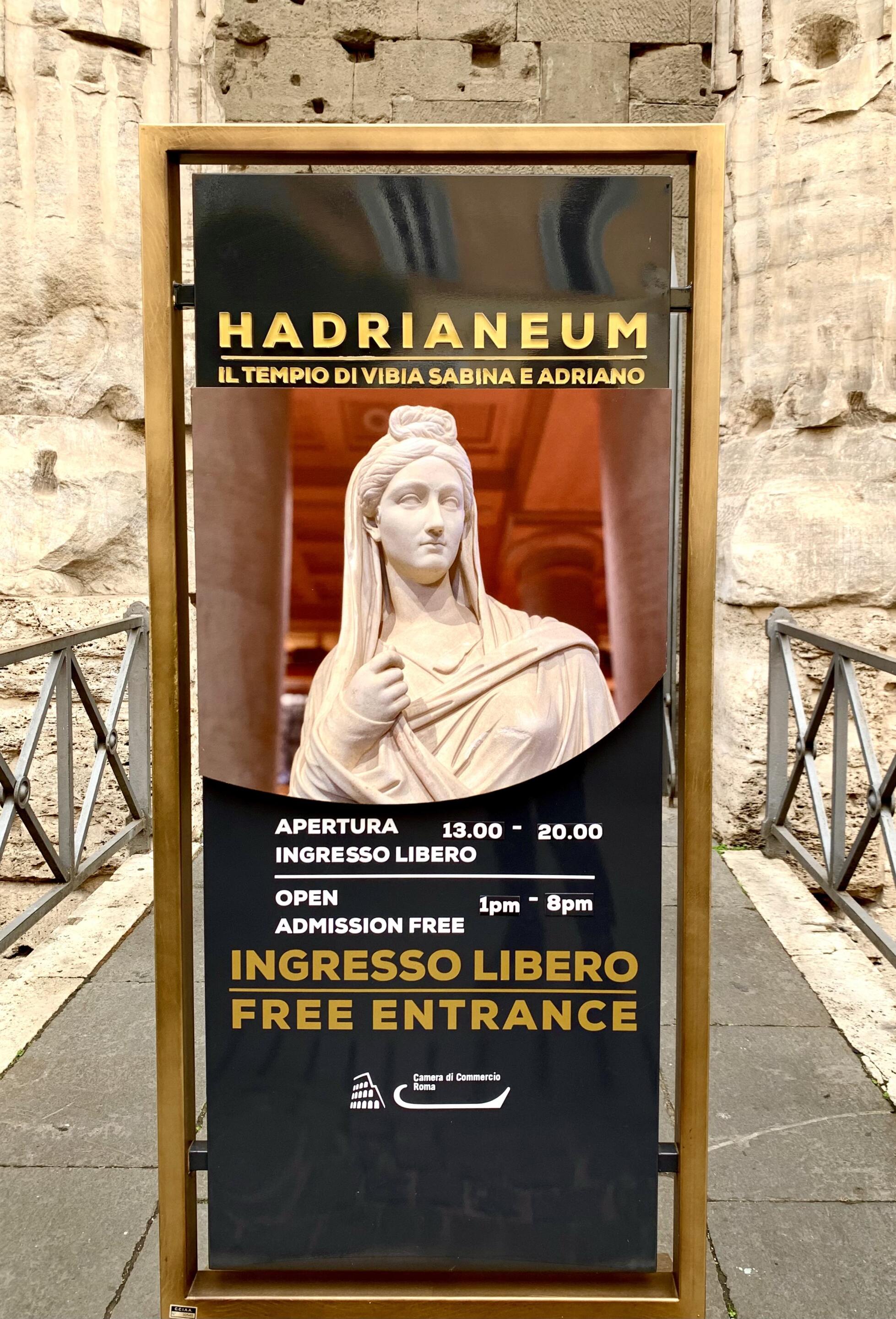 Hadrianeum, uno spettacolare viaggio nel tempo
