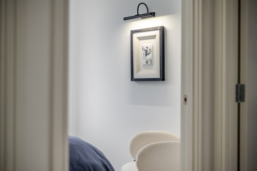 Retreat to this serene and stylish bedroom, designed for ultimate comfort and relaxation. With plush bedding, elegant décor, and soft ambient lighting, it offers a peaceful, luxurious haven to unwind and recharge.