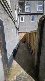 side entrance. 