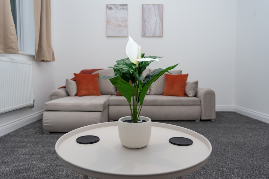 Thoughtfully designed space created with comfort and relaxation in mind — a perfect place to unwind.