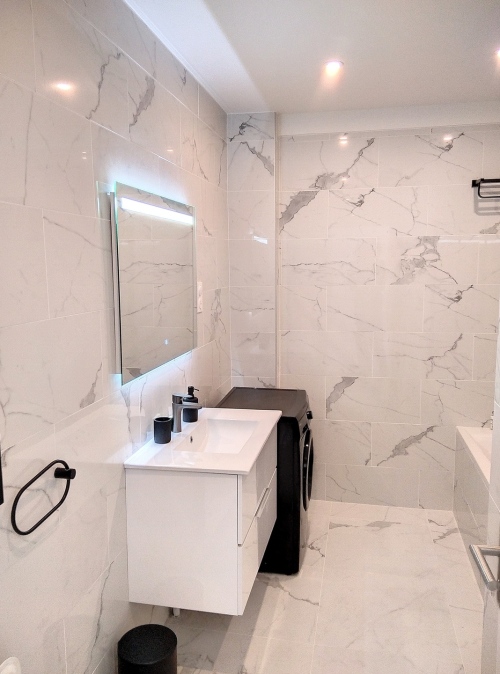 lavabo et machine à laver