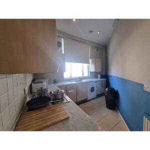 This photo represents the kitchen inside the flat