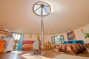 Big Yurt ~ interior