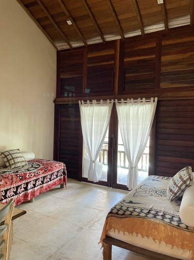 soggiorno con 2 letti singoli