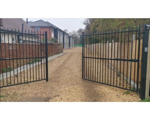 Front Security gates for Residence only. Parking Space for 2 cars or vans