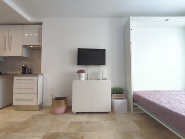 sala de estar y dormitorio