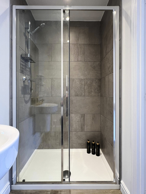 A bright and inviting bathroom space.