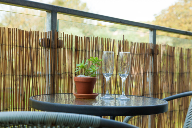 The balcony is everyone's favourite part of the apartment. Come outside and take in the views of the park and the countryside.