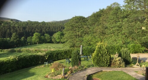 View from the cottage garden