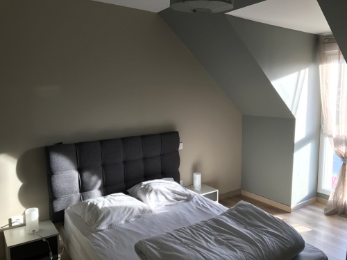 Chambre 1 avec lit de 2 personnes à 'étage