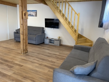 Sejour ans escaliers pour l’accès aux chambres 