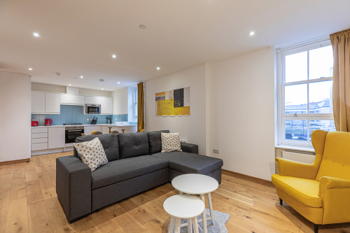 Marylebone Apartments - Living Room with Sofa Bed