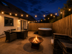 Outdoor hot tub