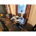 This photo represent the dining table of the property. 