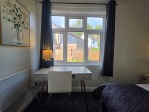 The perfect setup for the working professional. A comfortable double bed, a dedicated workstation, and plenty of wardrobe space for longer contracts.