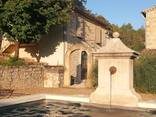 Mas en Baronnies Provençales, piscine
