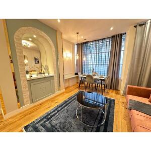 This photo represents the living room of the flat. 