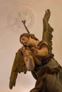 L'ange , Sculpture monumentale 18 ème 