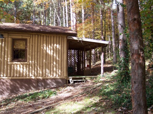 Side view of the entrance deck