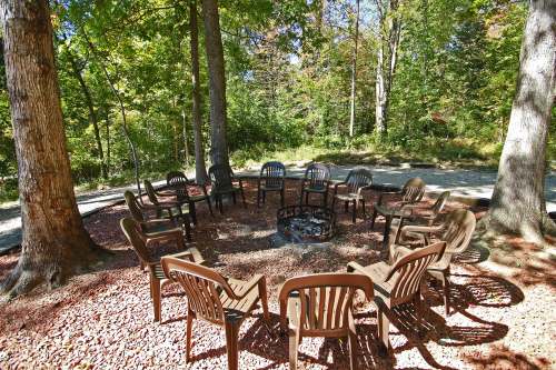 Fire Pit, with Chairs