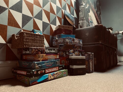 Selection of games for our guests to enjoy playing. 