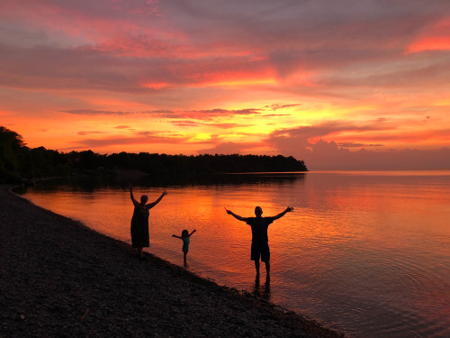 We have great sunsets in summer! 