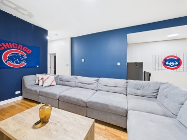 Wrigley-inspired design details that make this home unmistakably local.