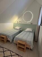 Chambre 2 Twins or Queen size bed 