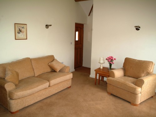Two bedroom cottage open-plan lounge area