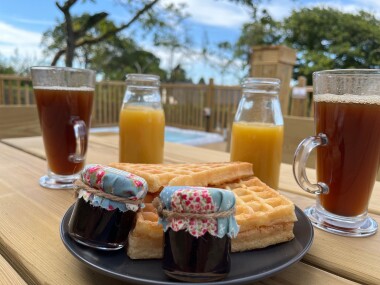 Outdoor seating area