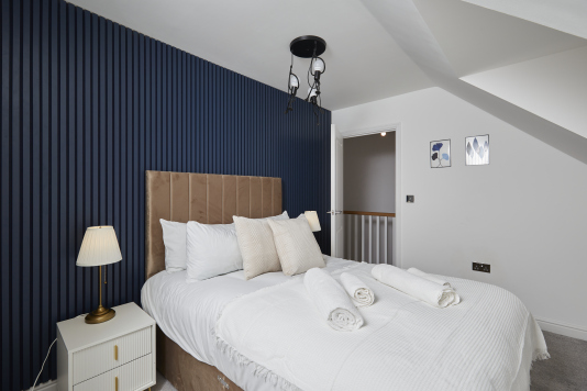Comfortable sleeping space perfect for business or leisure.