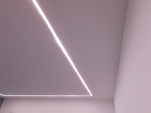 Ambient lighting throughout with welcoming motion control
