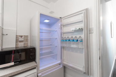 Open fridge ready