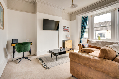 Living Room with Workstation