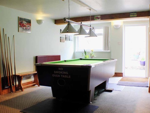 Our games room, leading out to the beer garden