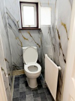 This photo represents the communal toilet located on the ground floor