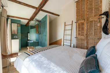 La Chambre Turquoise aux Autruches et sa Salle d'eau