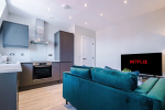 A fully equipped kitchen perfect for preparing delicious meals and enjoying family gatherings.