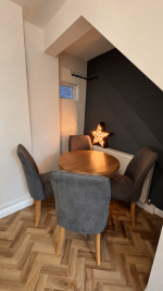 Charming kitchen dining nook perfect for cosy evening meals
