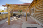 Enjoy the fresh Escalante air on our outdoor patio with seating and a BBQ grill.