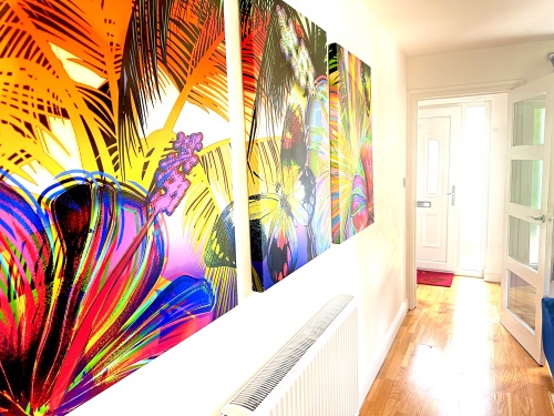 Artwork in the lounge - Tavener Close, Bromborough