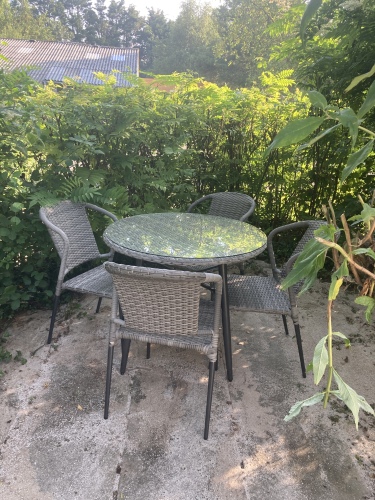 la caravane la bohéme avec terrasse et barbecue