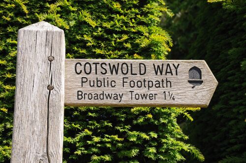 Beautiful Broadway village is on the National walking trail The Cotswold Way