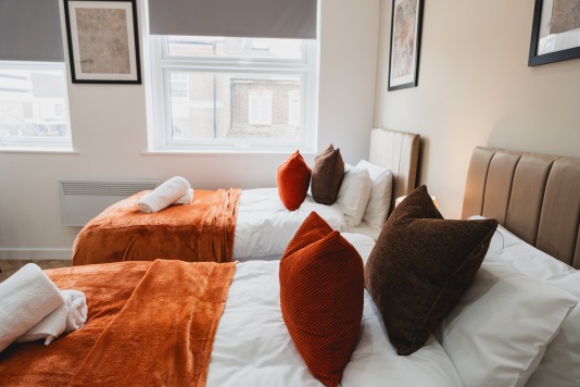 two single beds